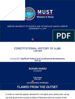 Lecture 3 Constitutional History of Aj&k
