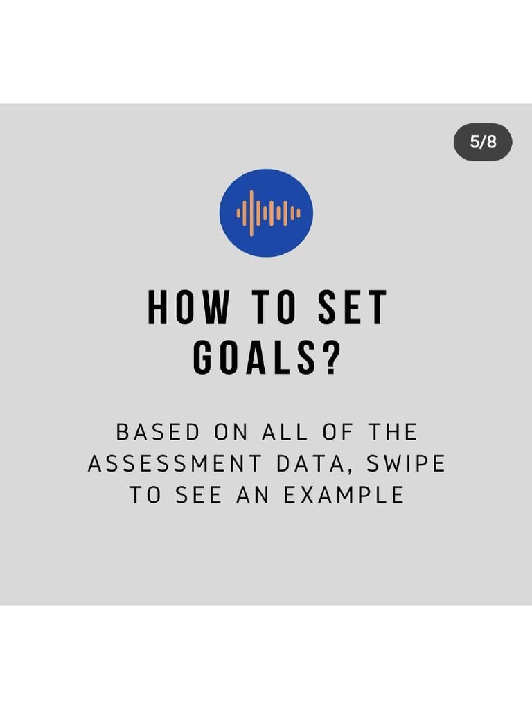 Voice Therapy Goals PDF