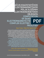 Proračun Kvazistatičkog Elektromagnetskog Polja Složenih Elektroenergetskih Objekata