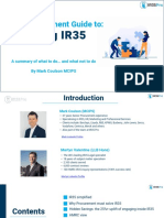 Procurement IR35 Presentation For Companies