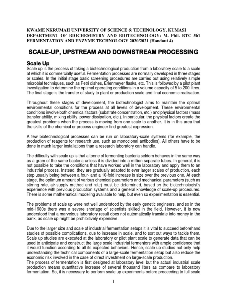 Scale up upstream and downstream processing pdf bacteriophage