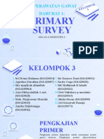 Primary Survey: Keperawatan Gawat Darurat 1