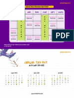 Jadwal April