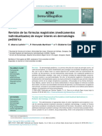 Revisión de Las Fórmulas Magistrales (Medicamentos Individualizados) de Mayor Interés en Dermatología Pediátrica
