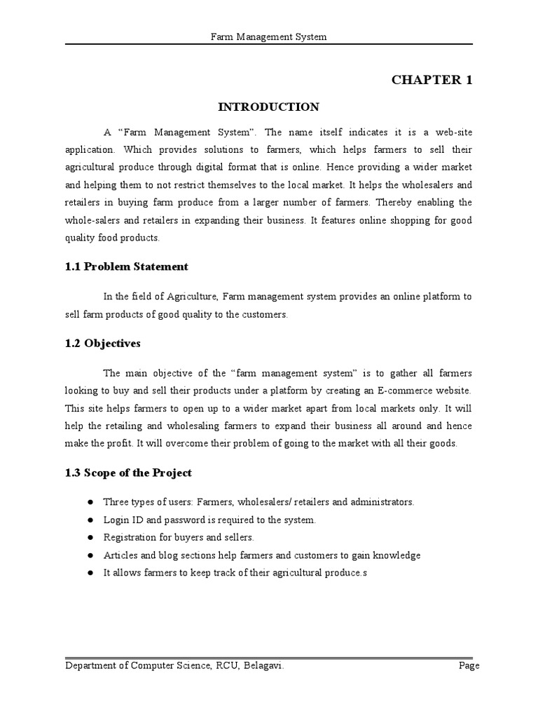 Farm Produce Report PDF Php Relational Database