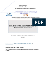 Rapport Mur de Soutènement