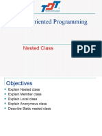 Object-Oriented Programming: Nested Class