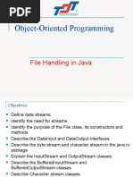 Object-Oriented Programming: File Handling in Java