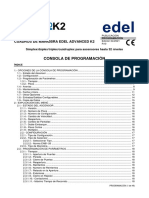 Consola de Programación: Cuadros de Maniobra Edel Advanced K2