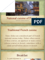 National Cuisine of French: Performed: Anastasia Bazarova