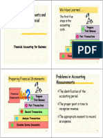 Adjusting Accounts and Preparing Financial Statements: We Have Learned - .