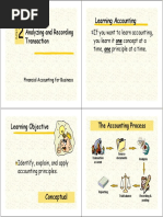 Analyzing and Recording Transaction