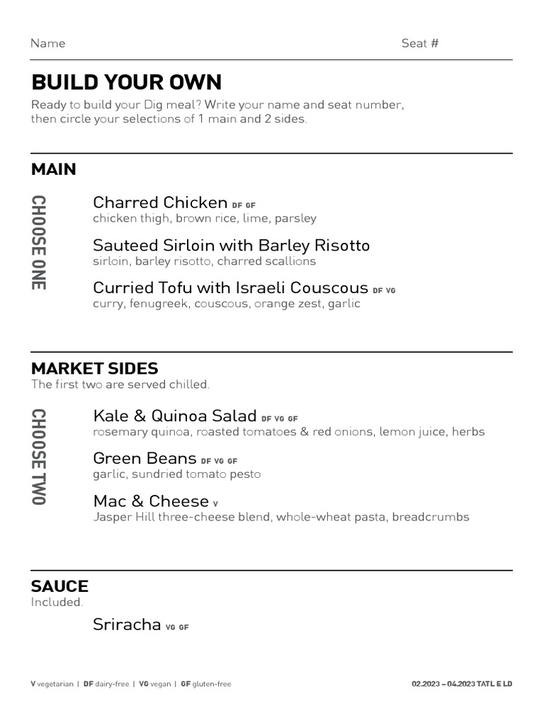 Jetblue Menu PDF