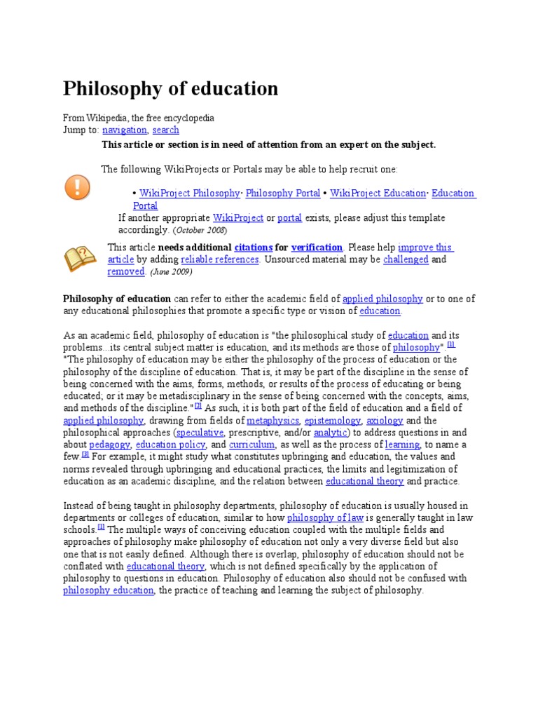 Philosophy of Education Philosophy Of Education Waldorf Education