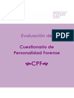 Evaluación COP Cuestionario de Personalidad Forense