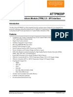 ATTPM20P Trusted Platform Module TPM 2.0 SPI Interface Summary Data Sheet DS40002082A