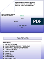 Gobierno Autónomo Departamental de La Paz Servicio Departamental de Salud La Paz RED de Salud Los Andes Mancocapak N 5