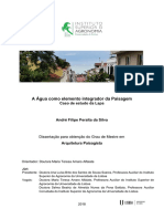 A Água Como Elemento Integrador Da Paisagem: Caso de Estudo Da Lapa