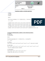 Misr University For Science & Technology Course No.: CS 371 Faculty of Information Technology Numerical Methods Computer Science Department