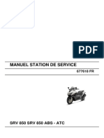 APRILIA SRV850 ABS ATC French MANUEL STATION SERVICE