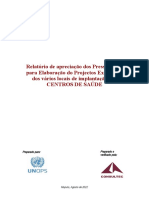 UNOPS-Relatório Dos Pressupostos para Elaboração Dos Projectos (AutoRecovered)