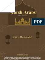 Marsh Arabs: A Culture Connected to Wetlands