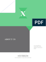 X PowerPoint Template Light