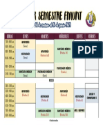 Tercer Semestre Fmunt: Del 01 de Marzo Al 26 de Junio 2023