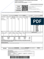 DANFE - Documento da nota fiscal de energia elétrica