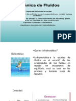 Hidrostática: principios y propiedades de los fluidos en reposo