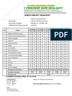 Students Report Transcript