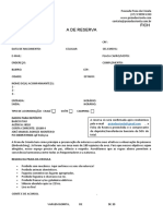 Fich A de Reserva: Dados para Depósito