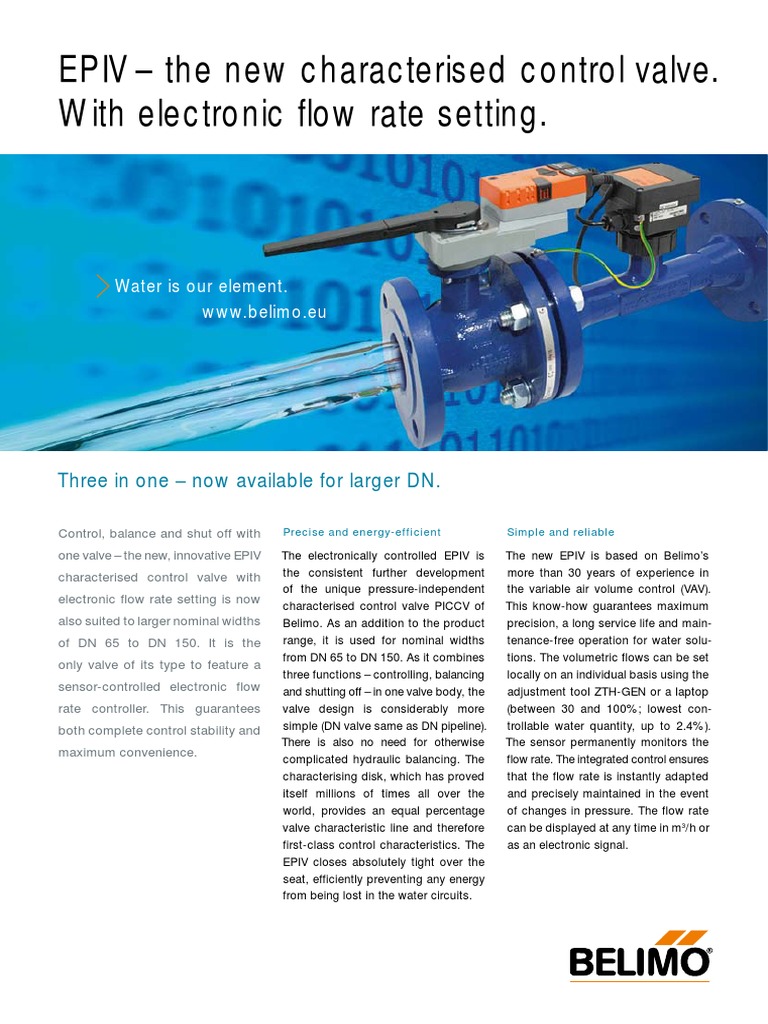 EPIV Valves PDF Valve Electrical Engineering