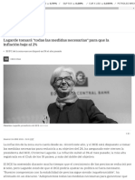 Lagarde Tomará - Todas Las Medidas Neces..