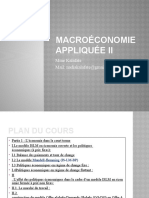 Macroéconomie Appliquée Ii: Mme Kalafate