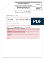 Manual - Carga de Integração Visual Mix - 14.09.2022