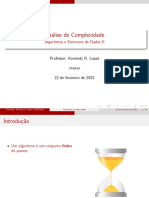 An Alise de Complexidade: Algoritmos e Estrutura de Dados II