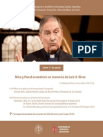 Misa y Panel Ecuménico. Memoria Rivas. 11 Agosto 2022