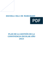 Plan de Gestión de La Convivencia Escolar Año 2022