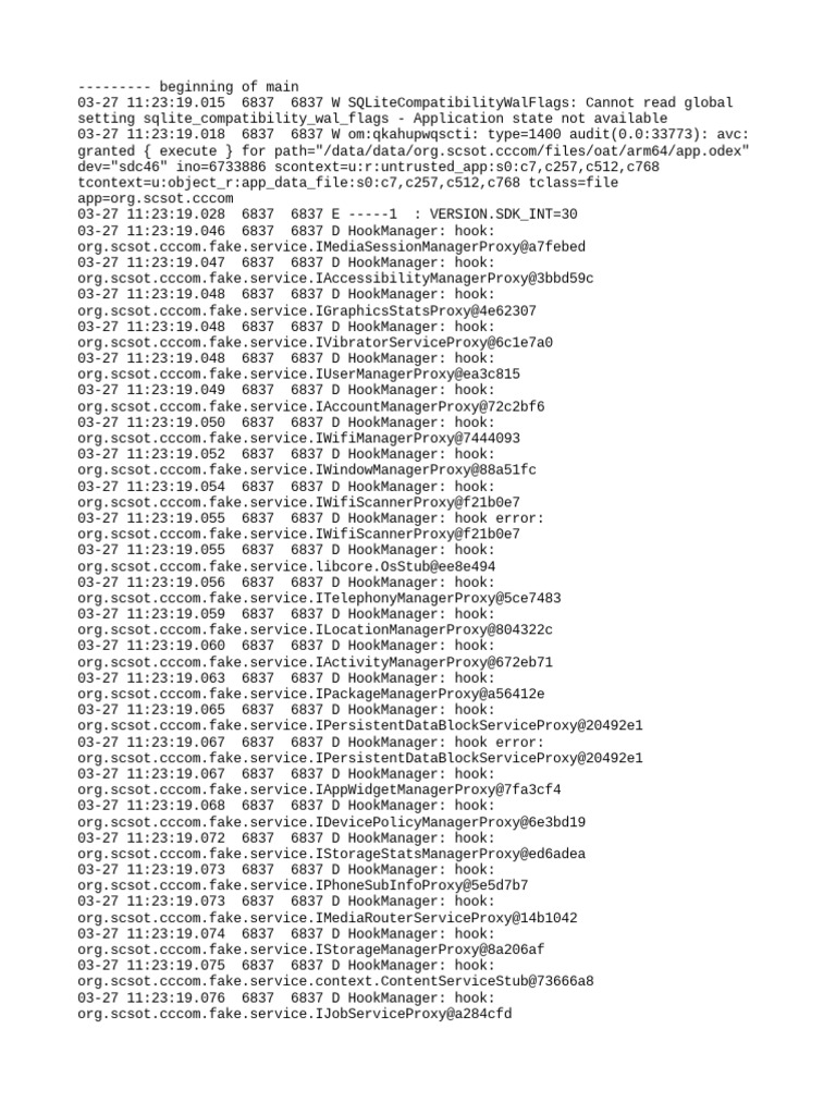 SCSOT Application Log Analysis | PDF | Facebook | Java (Programming ...