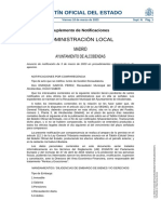 Administración Local: Boletín Oficial Del Estado