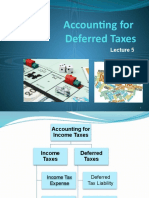 Accounting For Deferred Taxes