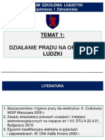 Działanie Prądu Na Organizm Ludzki