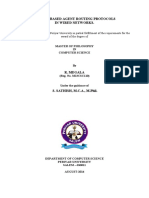 Ant-Net Based Agent Routing Protocols in Wired Networks