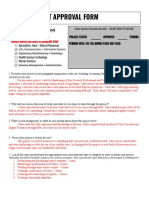 Senior Project Approval Form 1