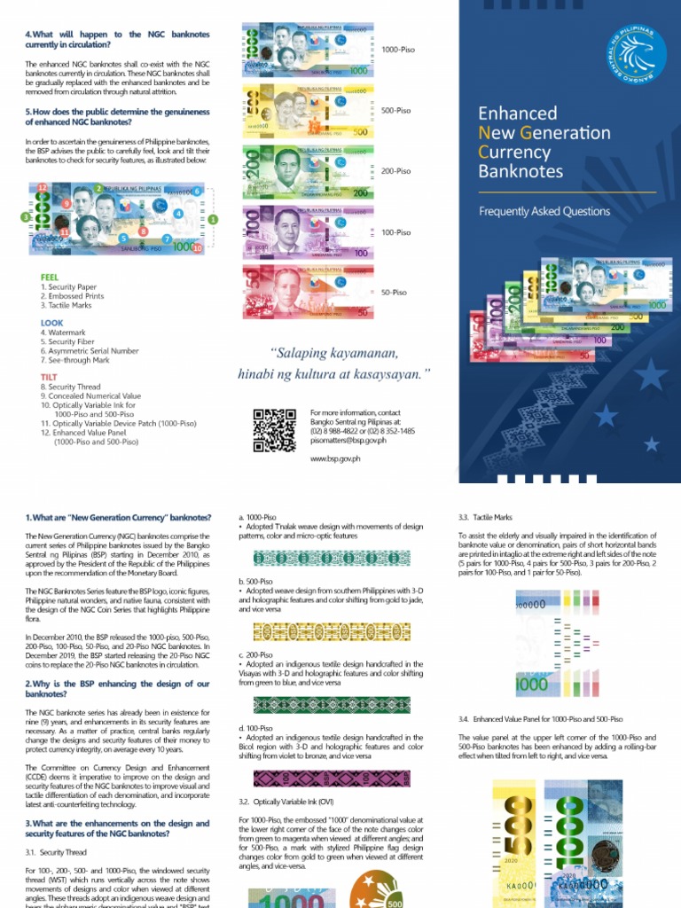 ENGC Banknotes - FAQs | PDF