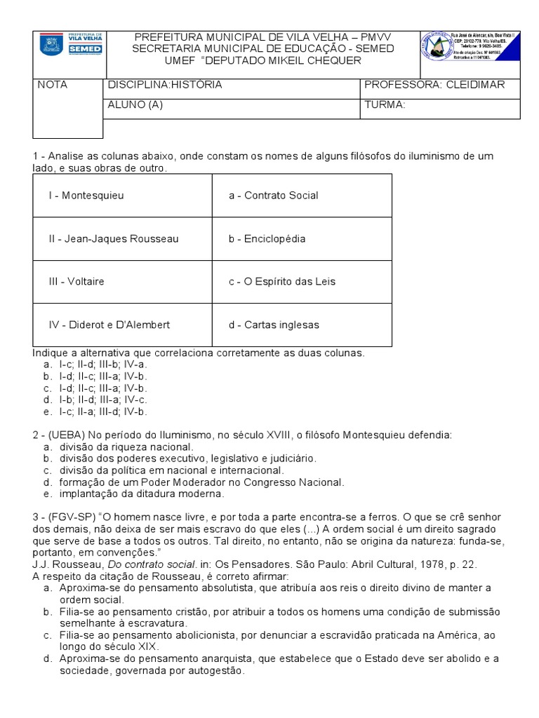prova-oitavo-ano-iluminismo-pdf-iluminismo-montesquieu
