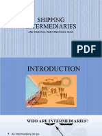 Shipping Intermediaries: and Their Role in International Trade