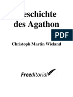 Geschichte Des Agathon: Christoph Martin Wieland