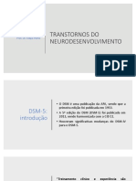 Transtornos Do Neurodesenvolvimento: Prof. Dr. Felipe Pinho